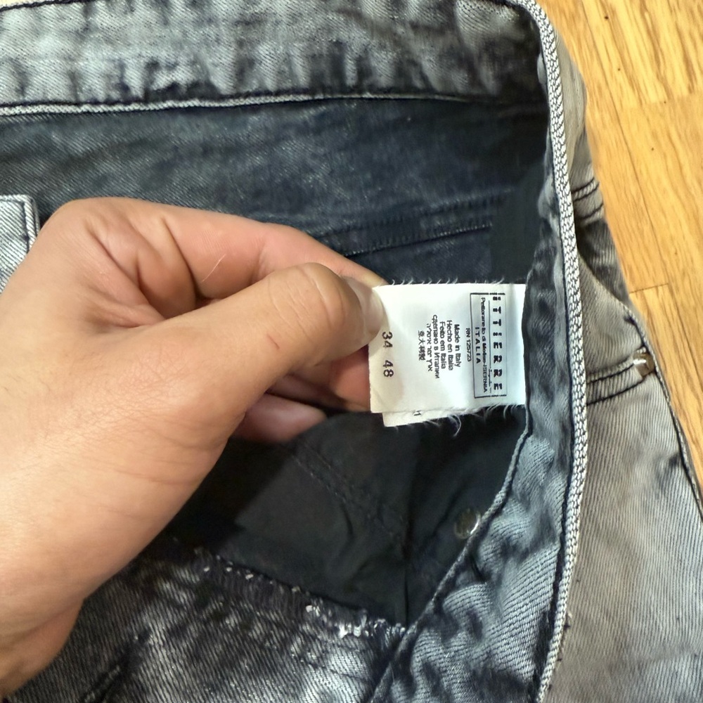Pierre Balmain Charcoal Skinny Jeans - Picture 6 of 10